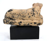 Egyptian Carved Limestone Recumbent Lion