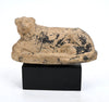 Egyptian Carved Limestone Recumbent Lion
