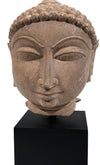 Beautiful Indian Sandstone Head of a Jina Tirthankara