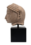 Beautiful Indian Sandstone Head of a Jina Tirthankara