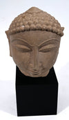 Beautiful Indian Sandstone Head of a Jina Tirthankara