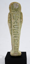 Egyptian Faience Inscribed Servant Figure Ushabti for Tchefnen