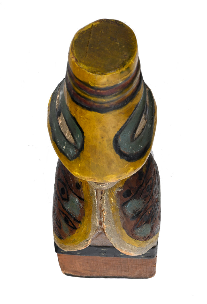 Northwest Coast Painted Wood Shaman