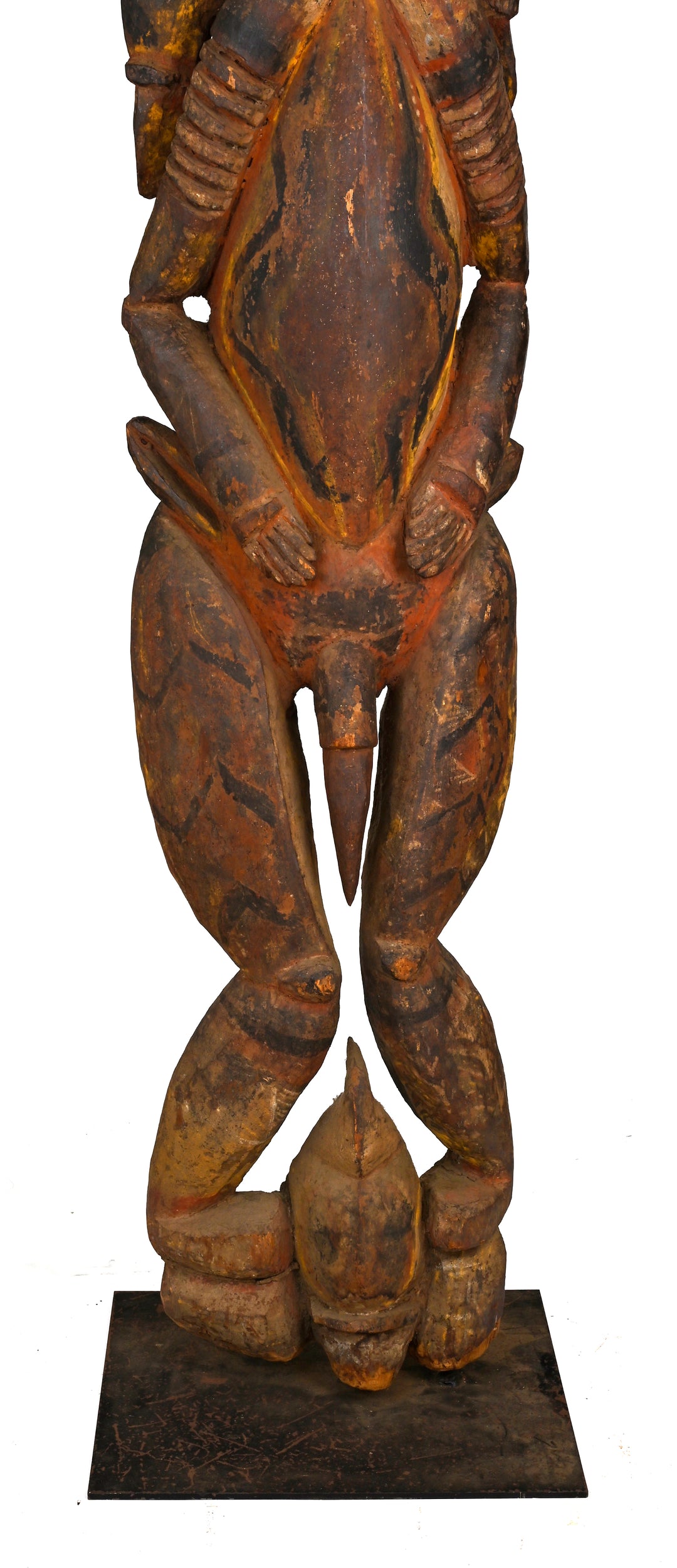 Papua New Guinea Abelam Large Wood Ancestor Figure