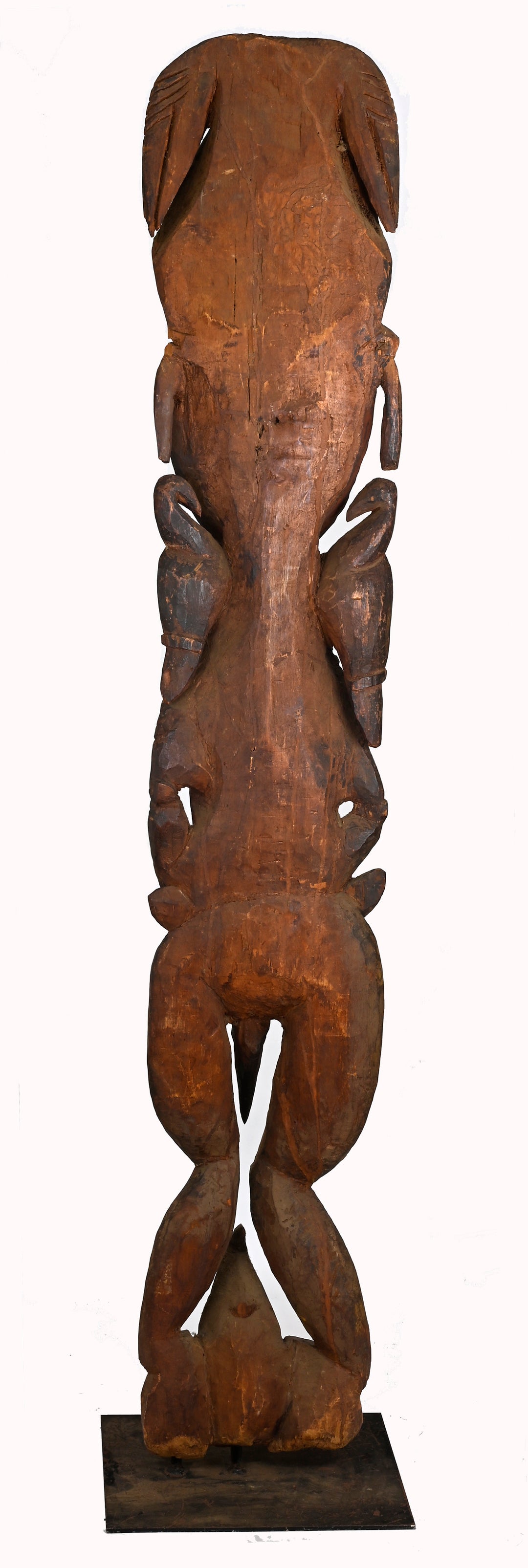 Papua New Guinea Abelam Large Wood Ancestor Figure