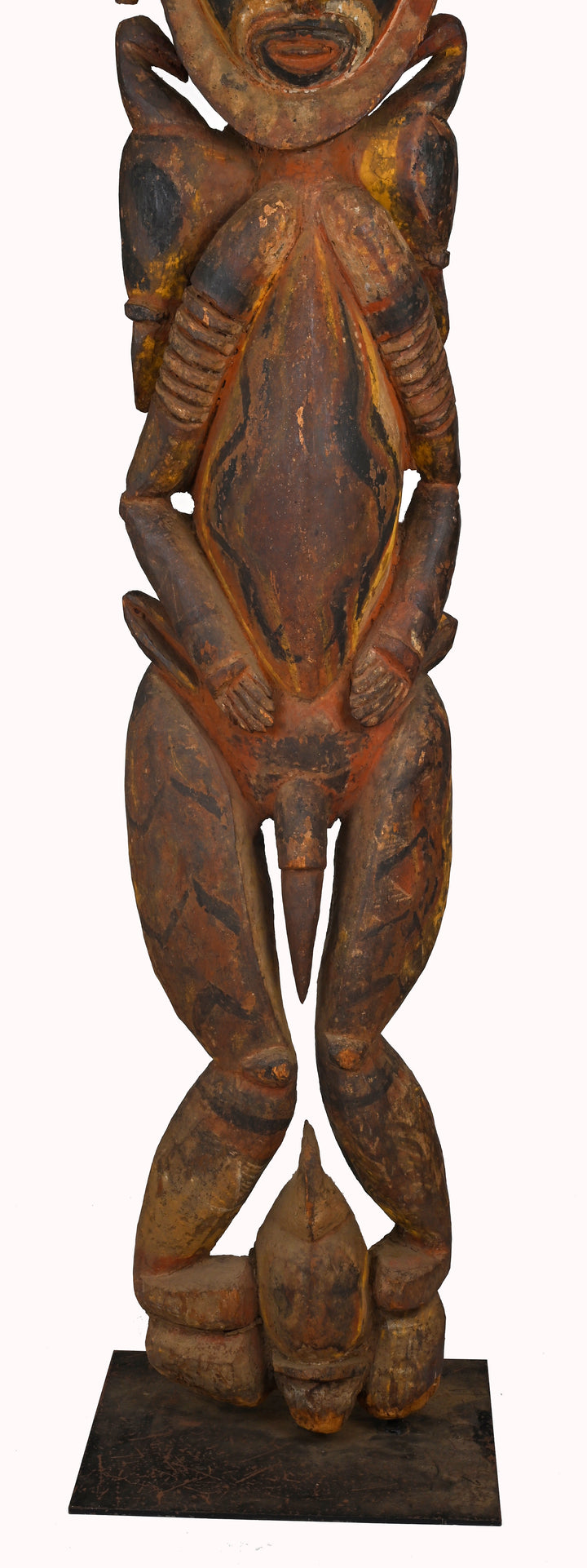 Papua New Guinea Abelam Large Wood Ancestor Figure