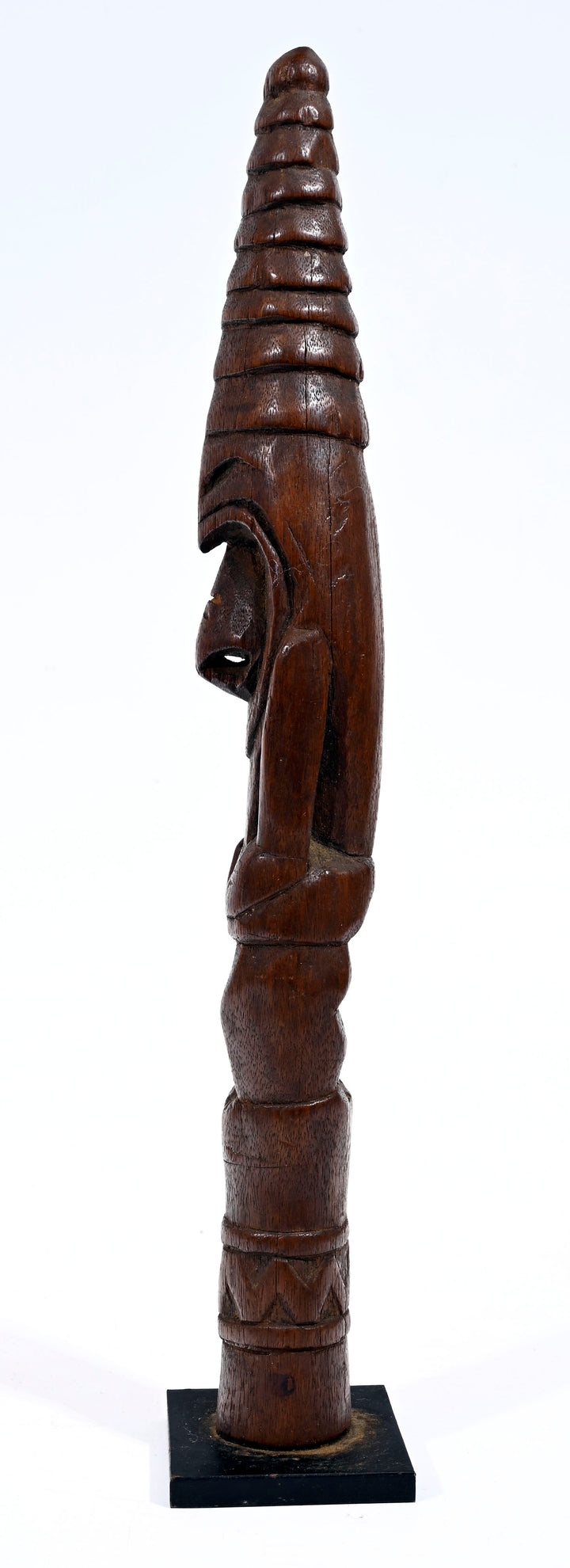 PNG Bosmun Wood Figural Paddle Finial
