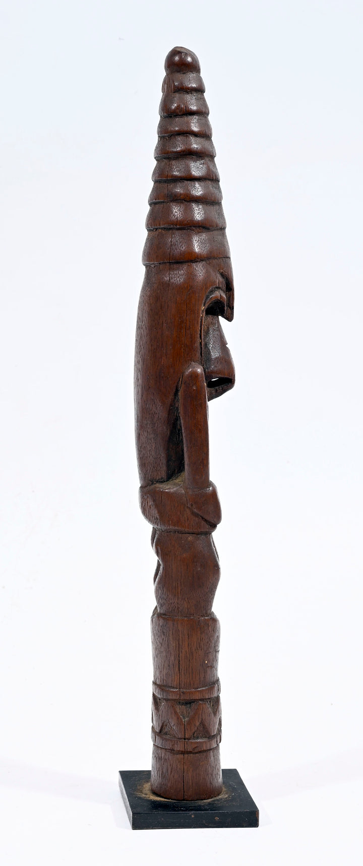 PNG Bosmun Wood Figural Paddle Finial