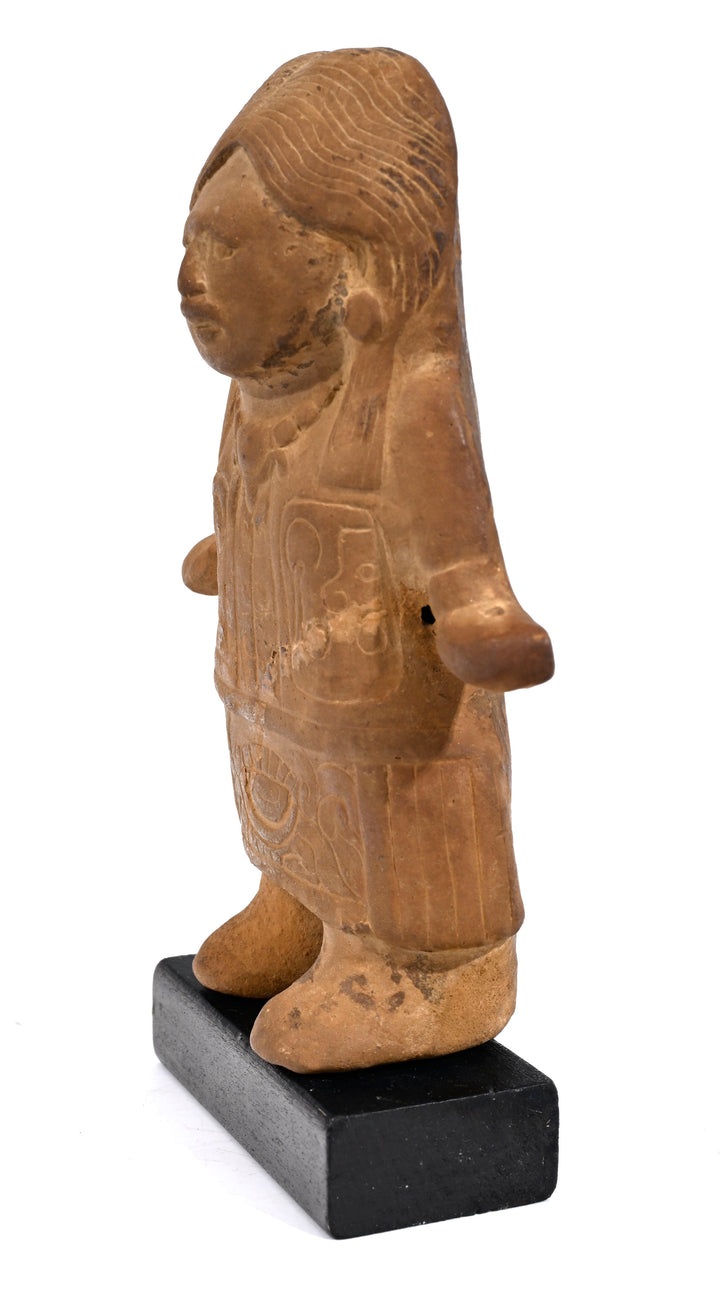 Veracruz Nopiloa Molded Pottery Rattle Figure