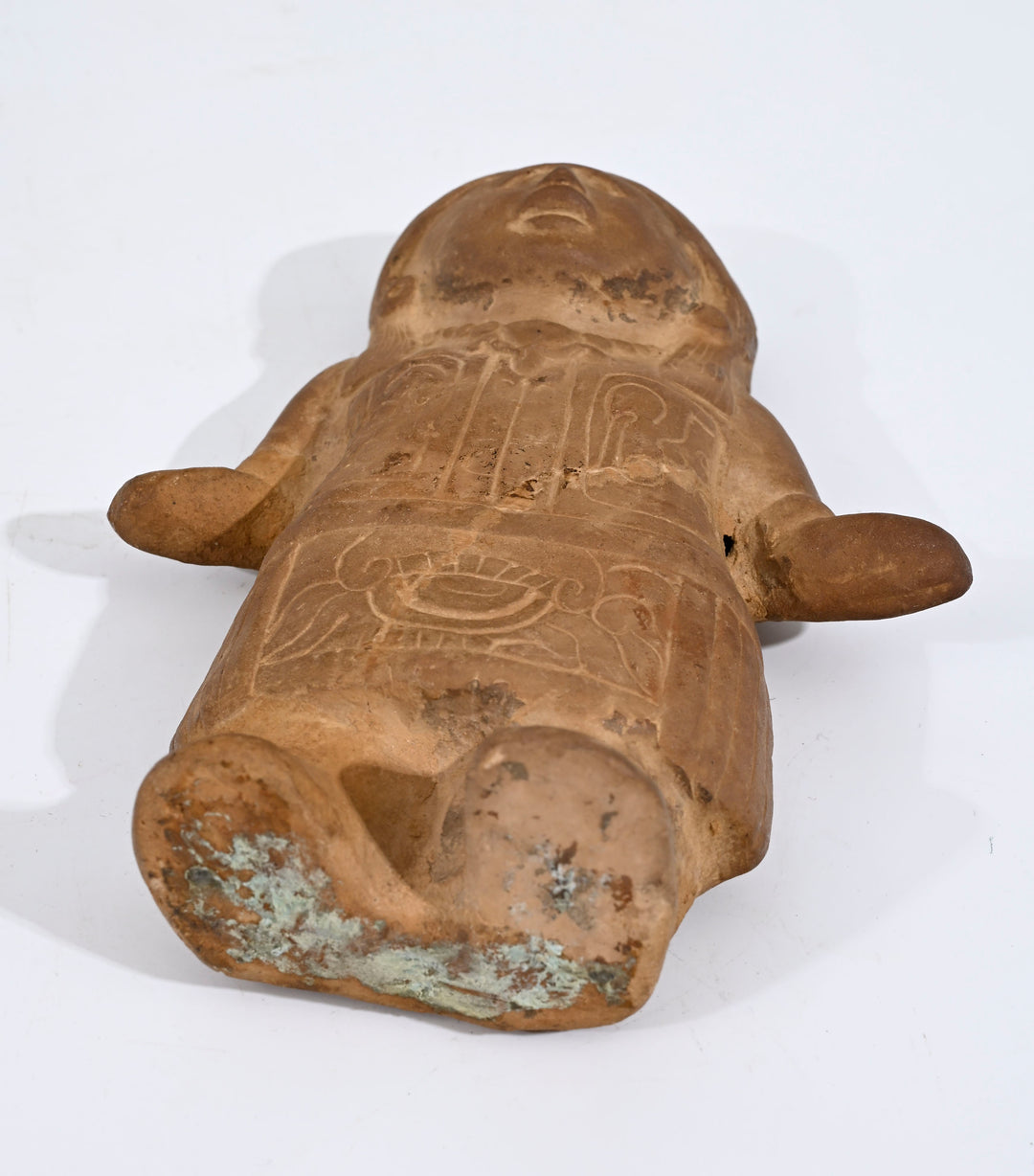 Veracruz Nopiloa Molded Pottery Rattle Figure