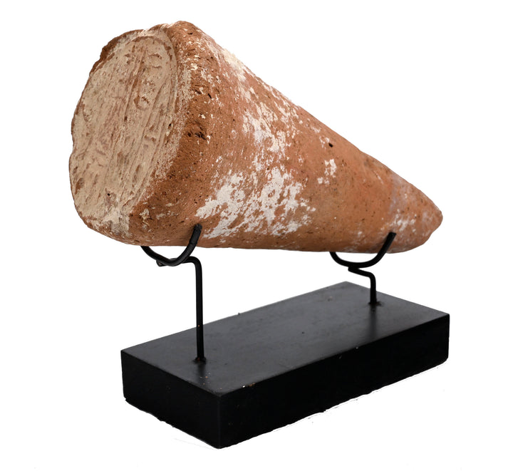 Egyptian Terracotta Funerary Cone for the Royal Butler “Nedjem”