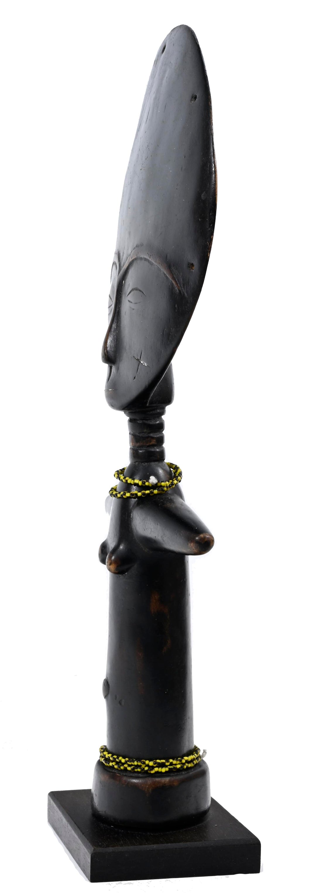 Akan Akuaba Wood Carved Female Figure