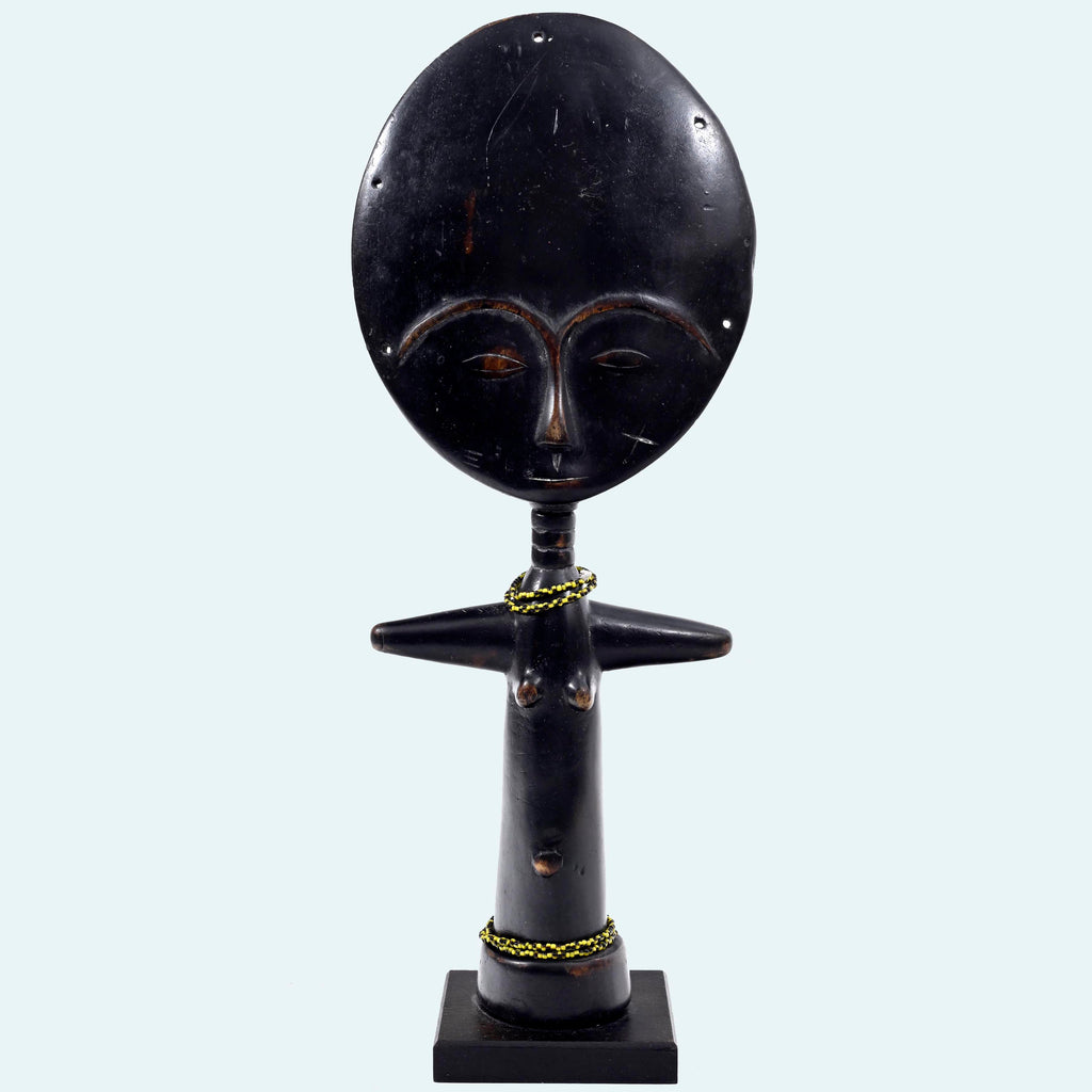 Akan Akuaba Wood Carved Female Figure