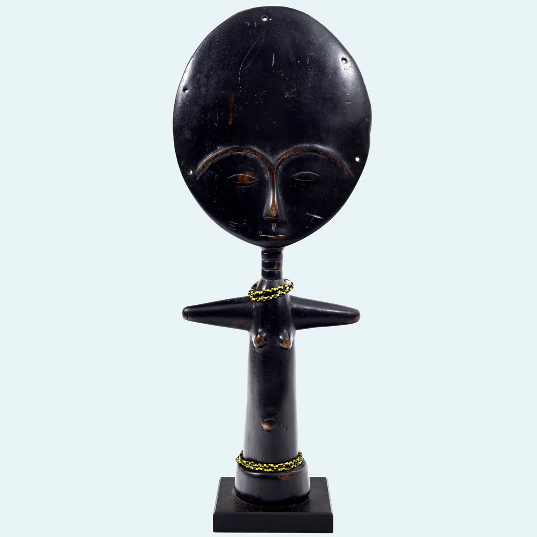 Akan Akuaba Wood Carved Female Figure