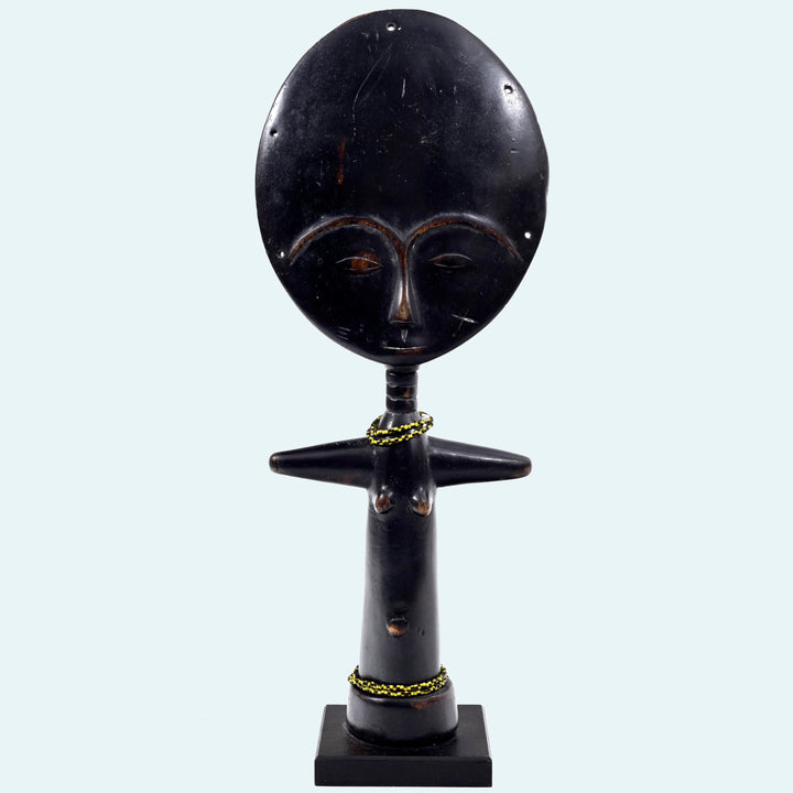 Akan Akuaba Wood Carved Female Figure