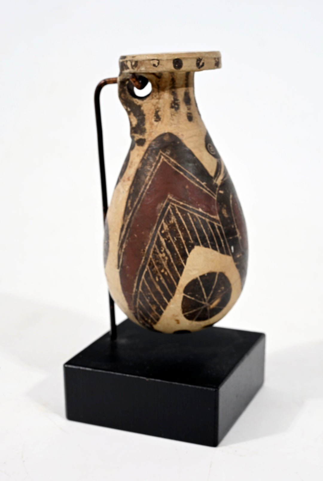 Greek Corinthian Pottery Aryballos (Perfume/Oil Flask)