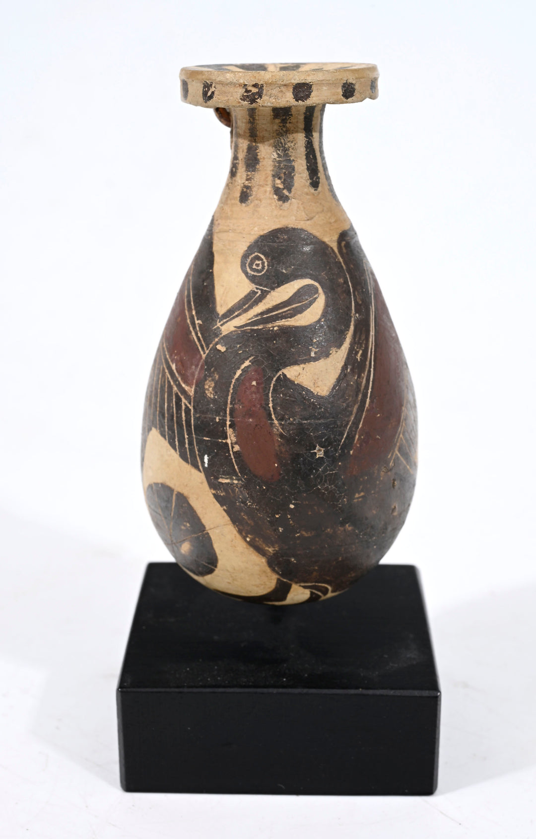 Greek Corinthian Pottery Aryballos (Perfume/Oil Flask)
