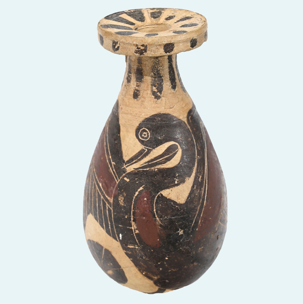 Greek Corinthian Pottery Aryballos (Perfume/Oil Flask)