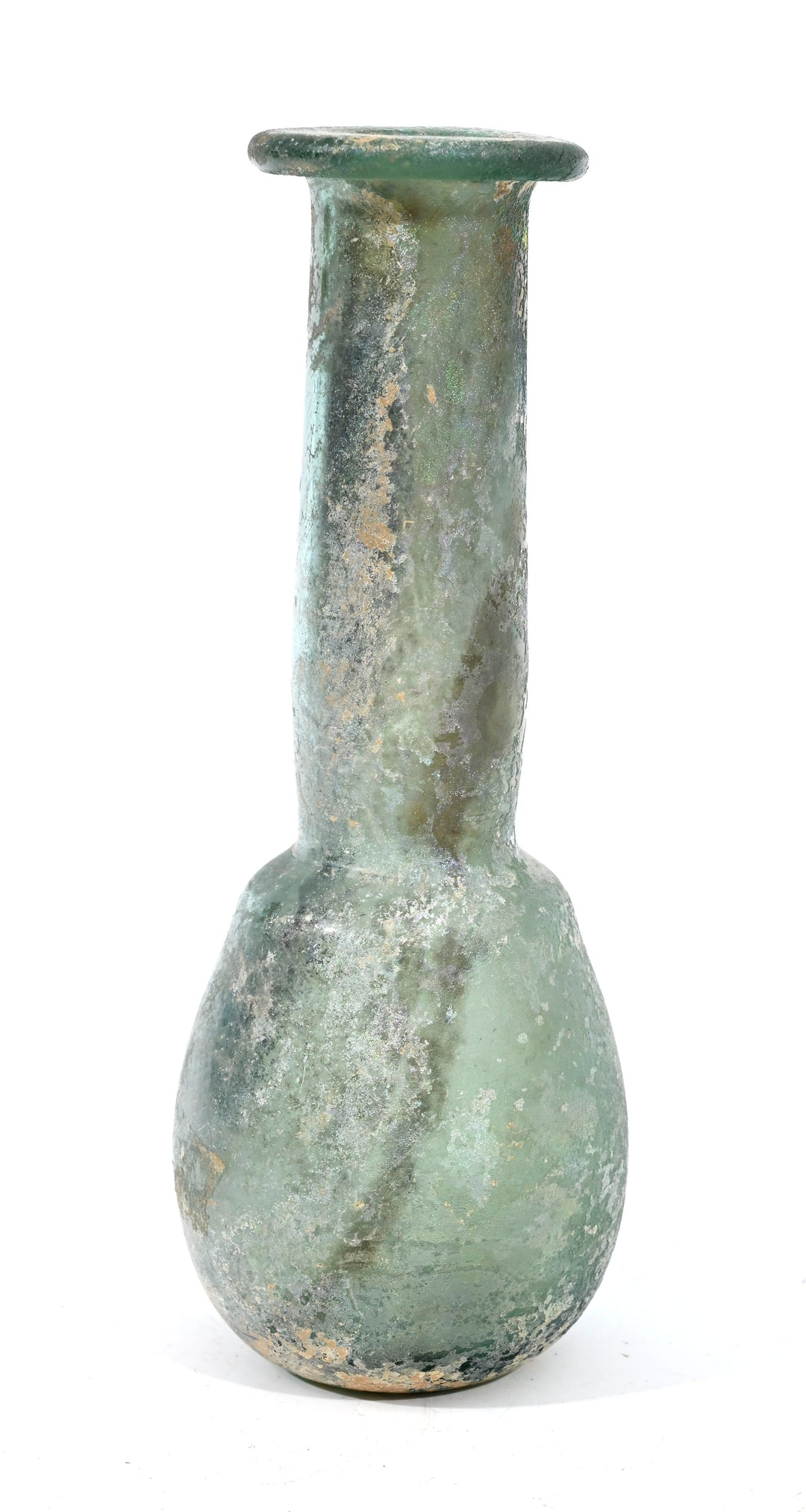 Roman Green Glass Unguentarium