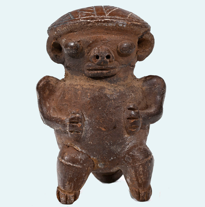 Pre-Columbian Costa Rican Pottery Ocarina (Whistle Figure)
