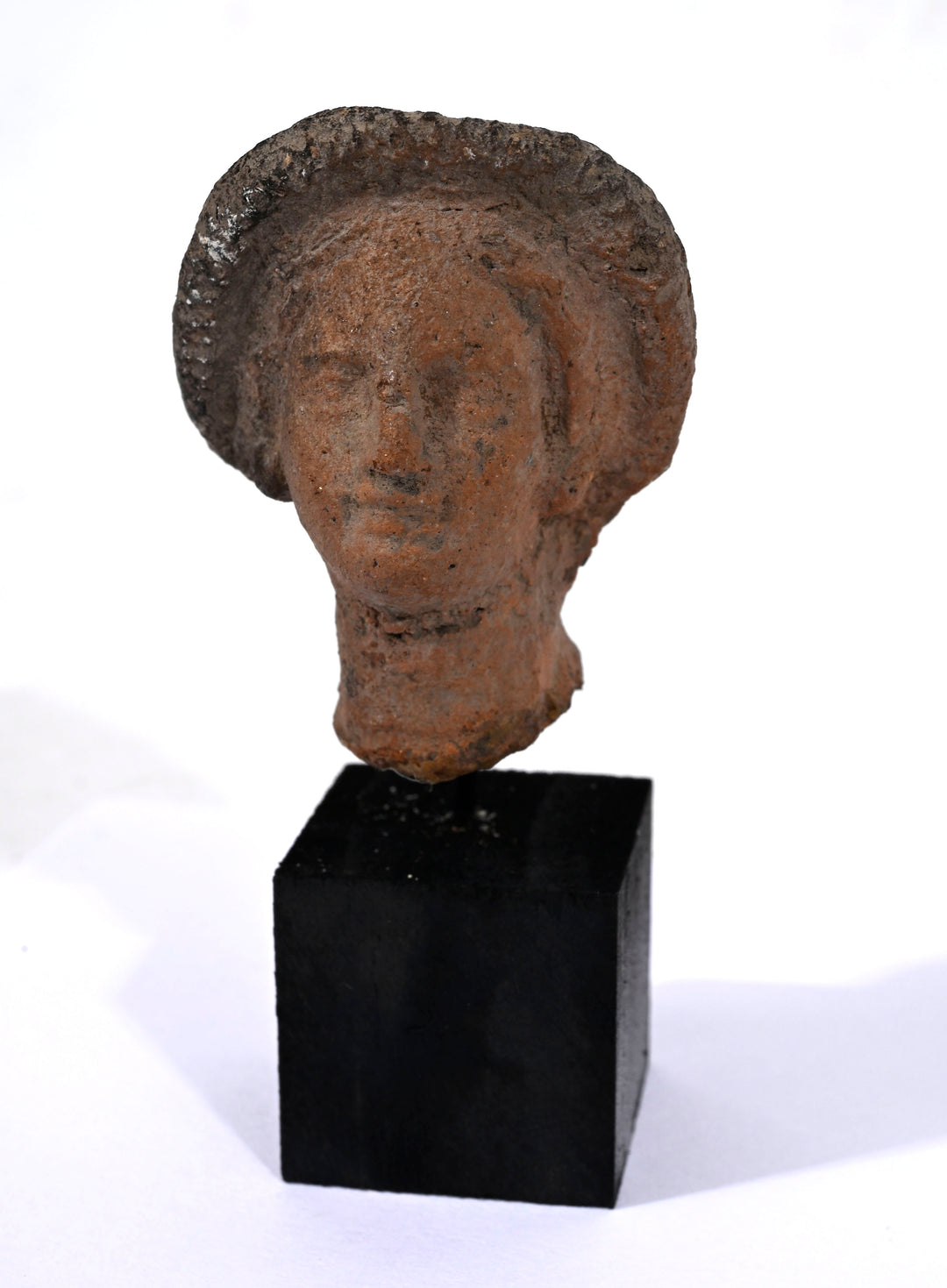 Greek Terracotta Head of a Goddess