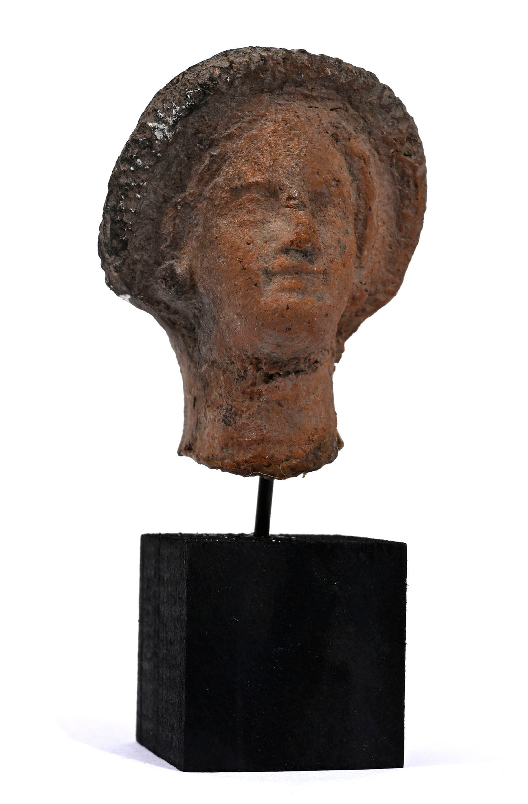 Greek Terracotta Head of a Goddess