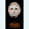 Roman Egyptian Painted Plaster Mummy Mask