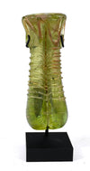 Roman Green Glass Double Chambered Unguentarium
