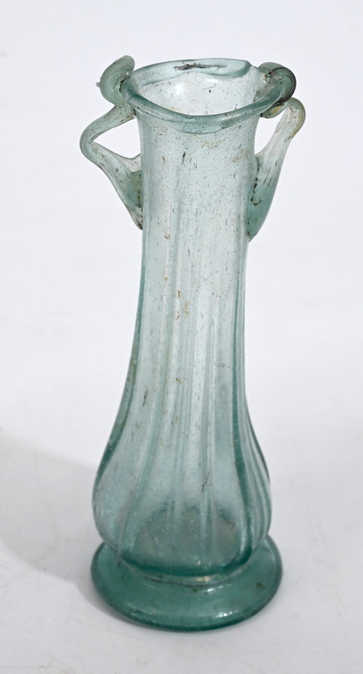 Roman Green Glass Cosmetic Tube Unguentarium