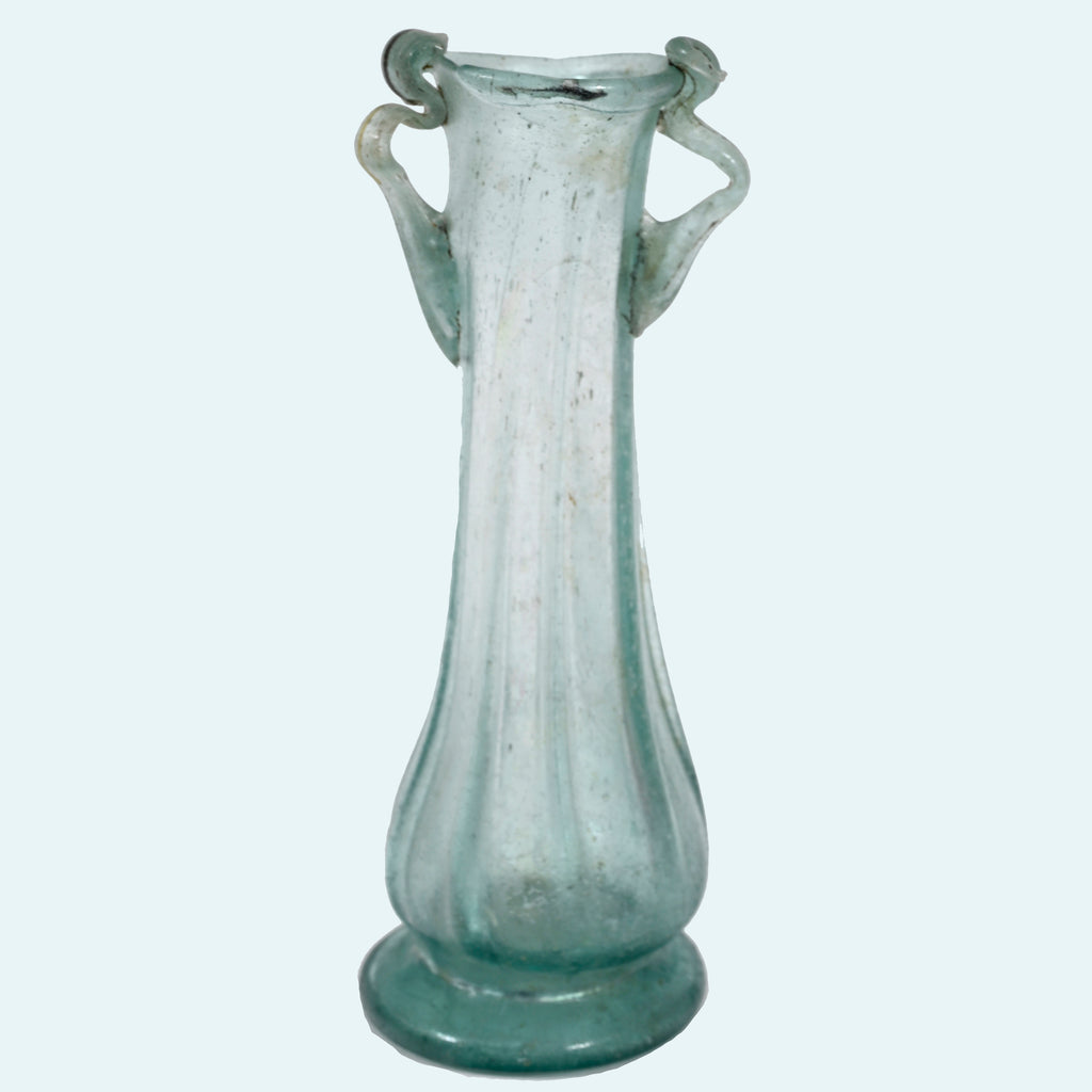 Roman Green Glass Cosmetic Tube Unguentarium