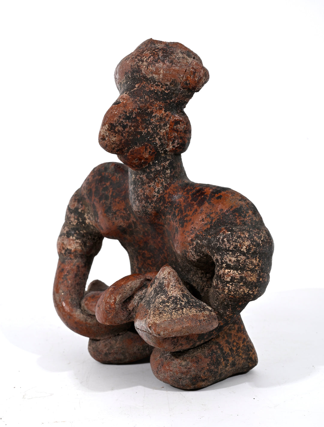 Nayarit Terracotta Mother Holding a Child