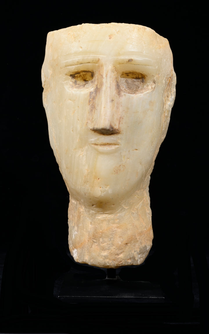 South Arabain Alabaster Head