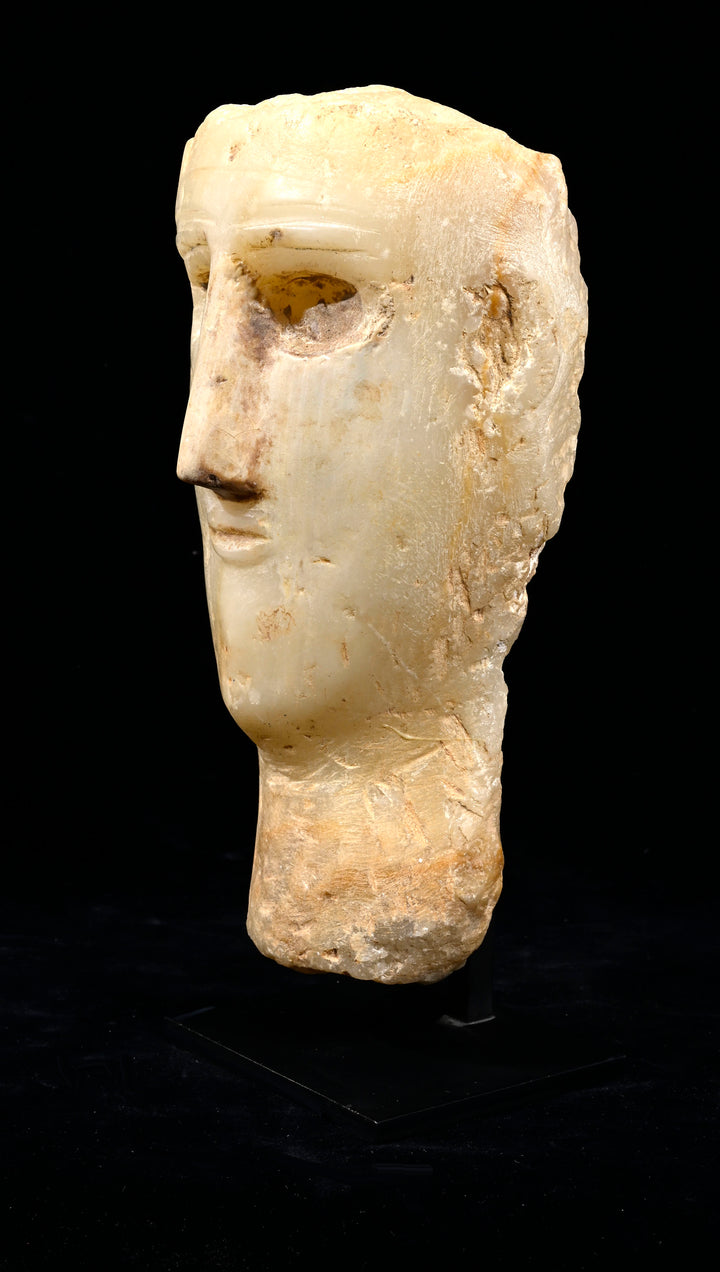 South Arabain Alabaster Head