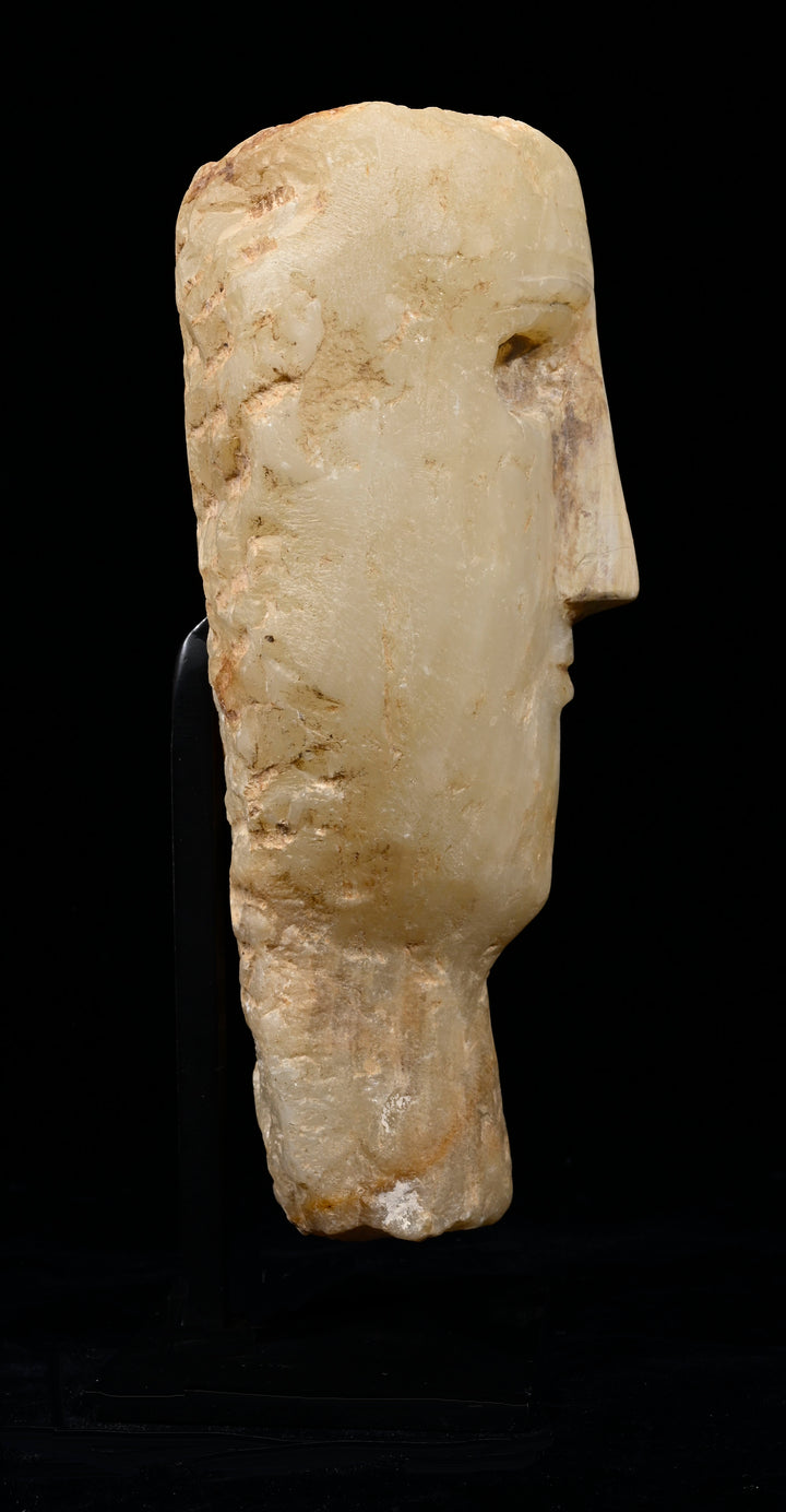 South Arabain Alabaster Head