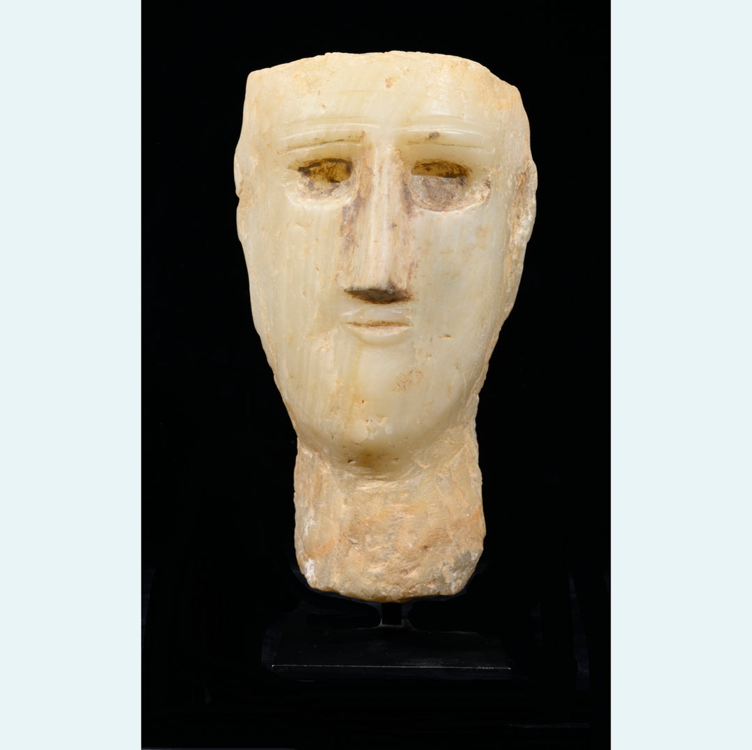 South Arabain Alabaster Head