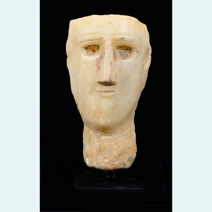 South Arabain Alabaster Head