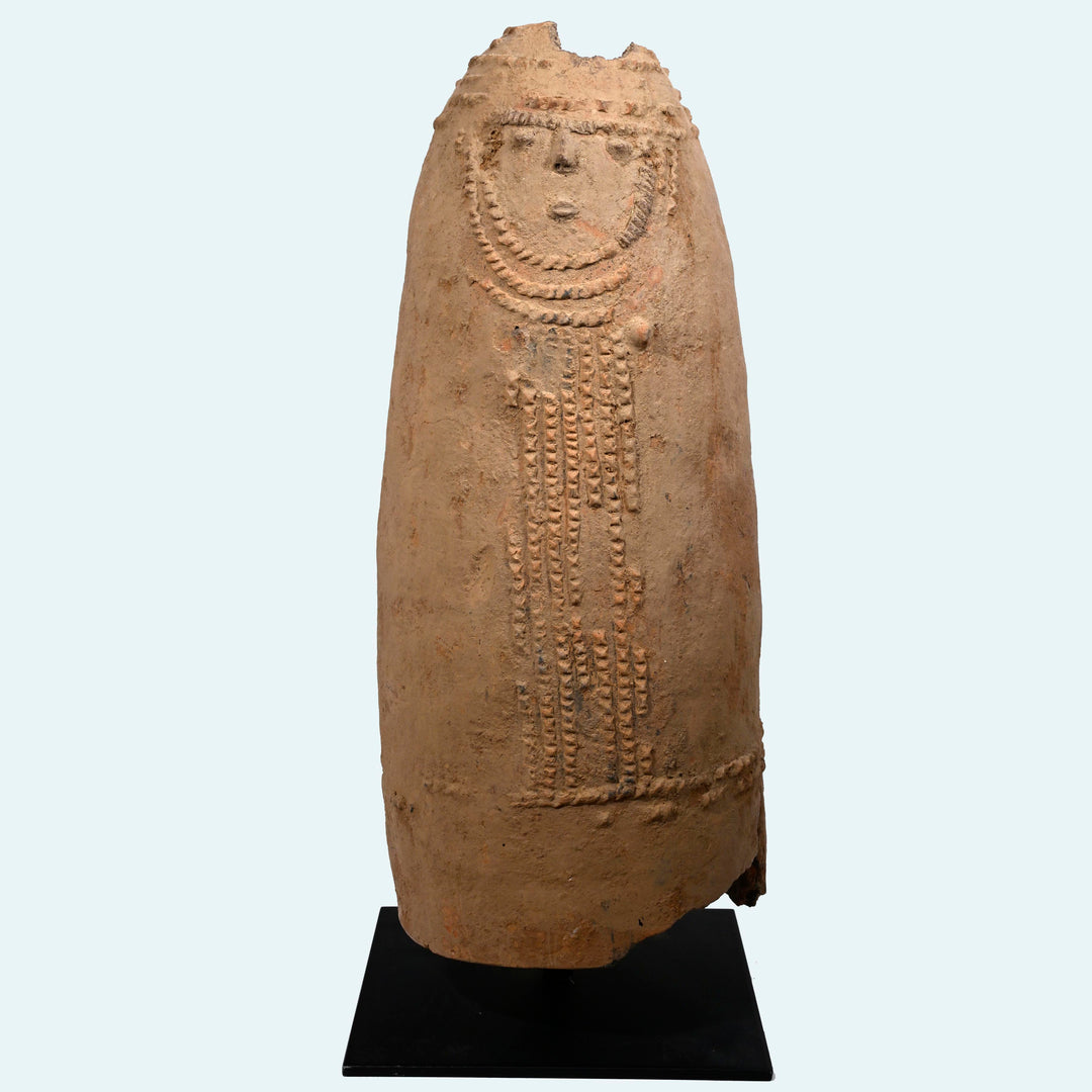 Bura Terracotta Anthropomorphic Urn