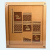 Framed Chimú Textile Panels with Bird Motifs