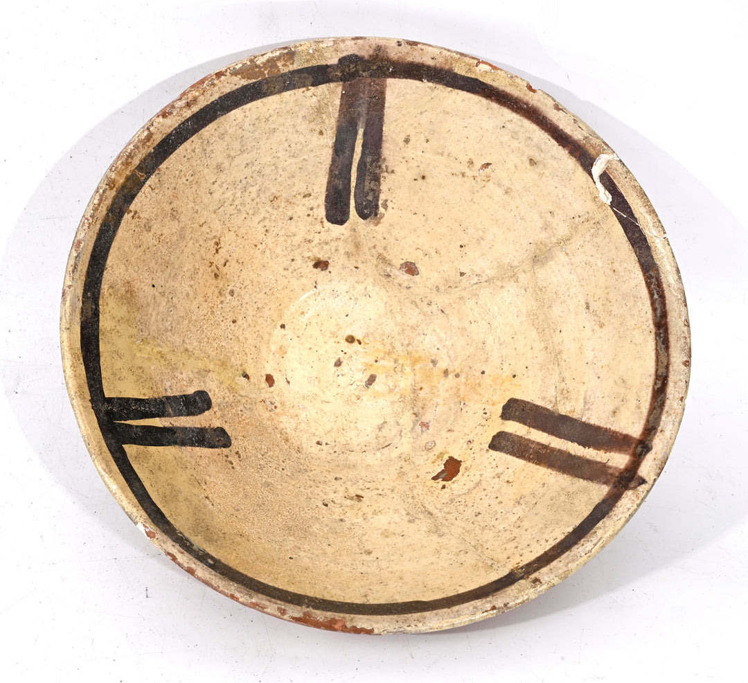 Nishapur Samanid Slip-Painted Earthenware Bow