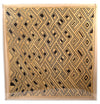 Kuba Raffia Cut-Pile "Kasai Velvet" Textile Panel