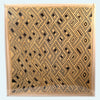 Kuba Raffia Cut-Pile "Kasai Velvet" Textile Panel