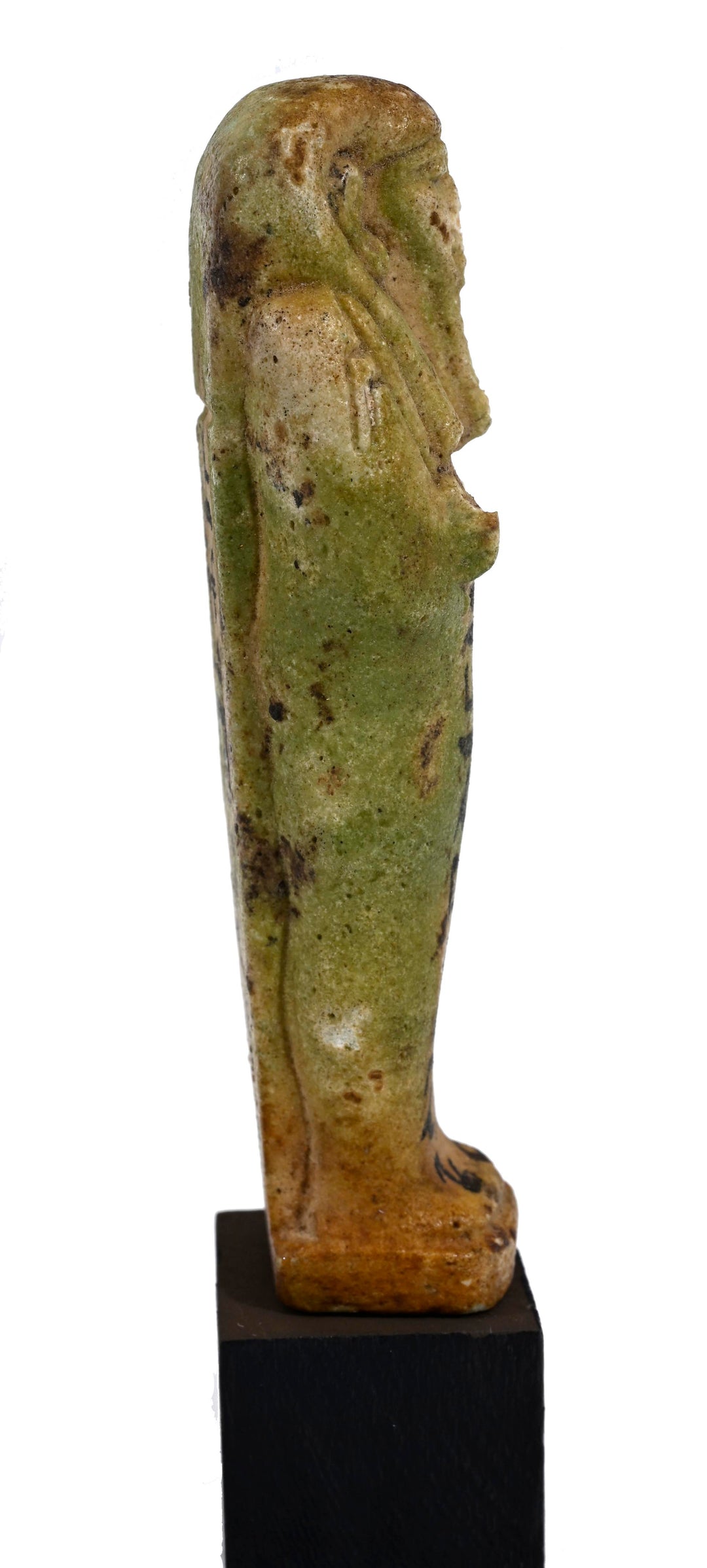 Egyptian Faience Inscribed Servant Figure Ushabti