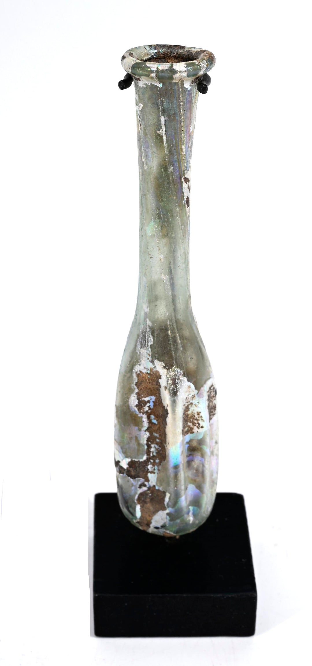 Roman Glass Perfume or Oil Unguentarium Bottle
