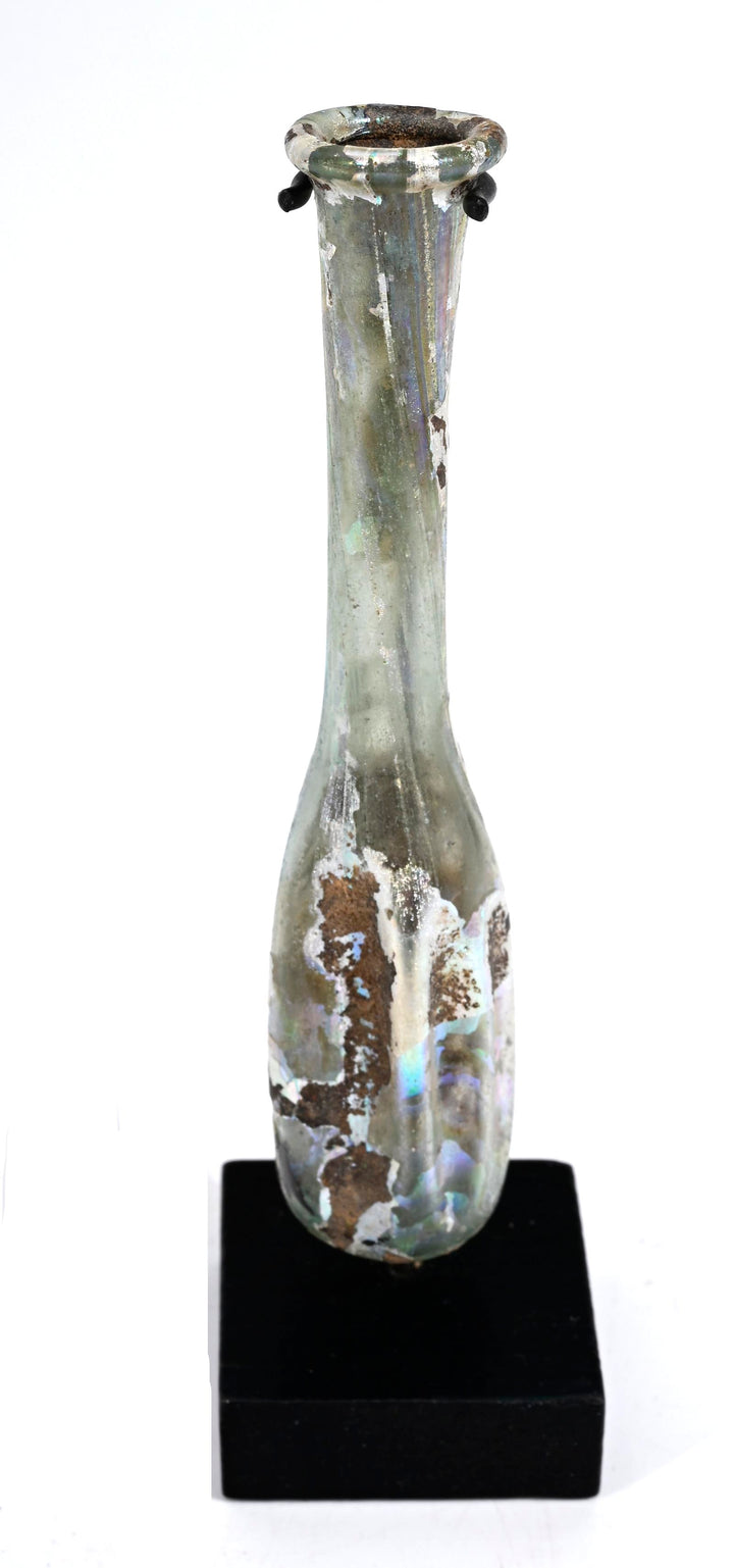 Roman Glass Perfume or Oil Unguentarium Bottle