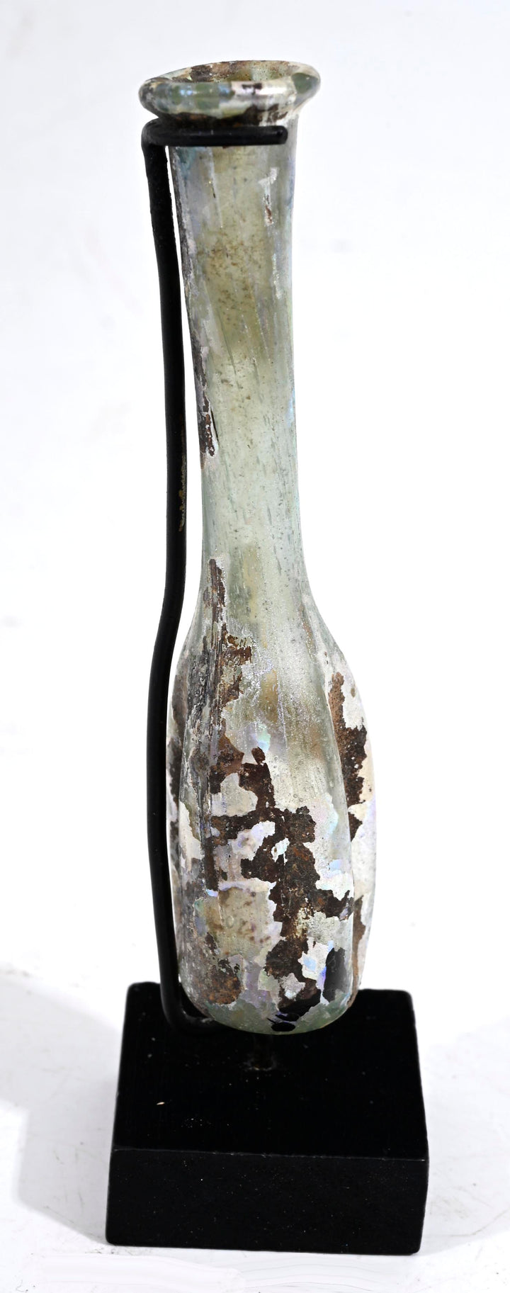 Roman Glass Perfume or Oil Unguentarium Bottle