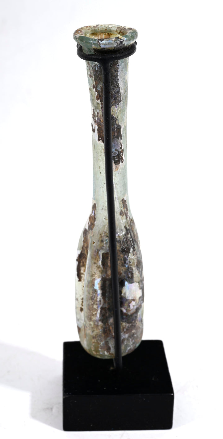 Roman Glass Perfume or Oil Unguentarium Bottle