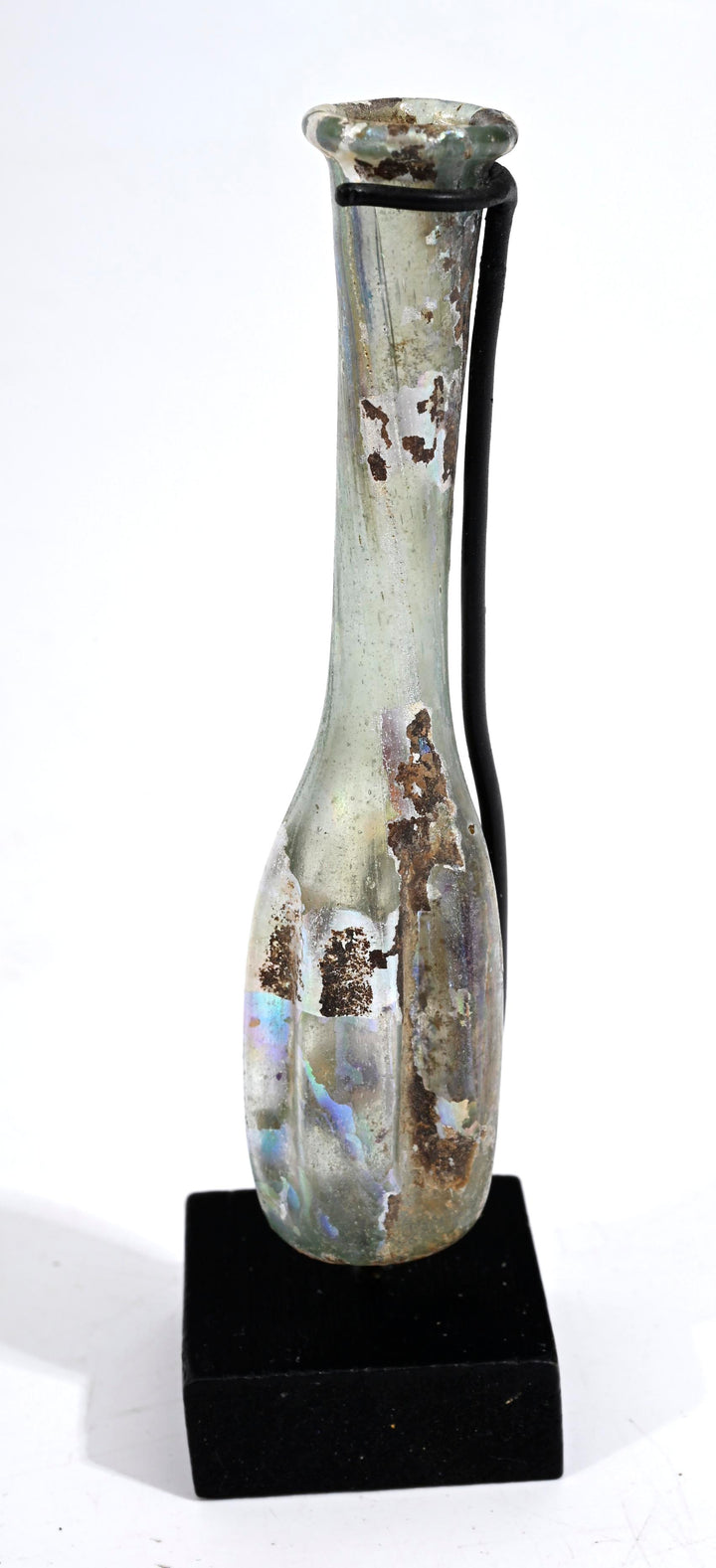 Roman Glass Perfume or Oil Unguentarium Bottle
