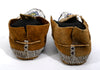 Pair Cheyenne Beaded Hide Moccasins
