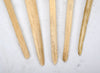 Set of Five Moche/Chimú Bone Tupu Pins with Bird Finials