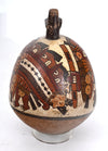 Nazca (Nasca) Polychrome Pottery Globular Vessel